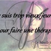trop jeune pour thérapie